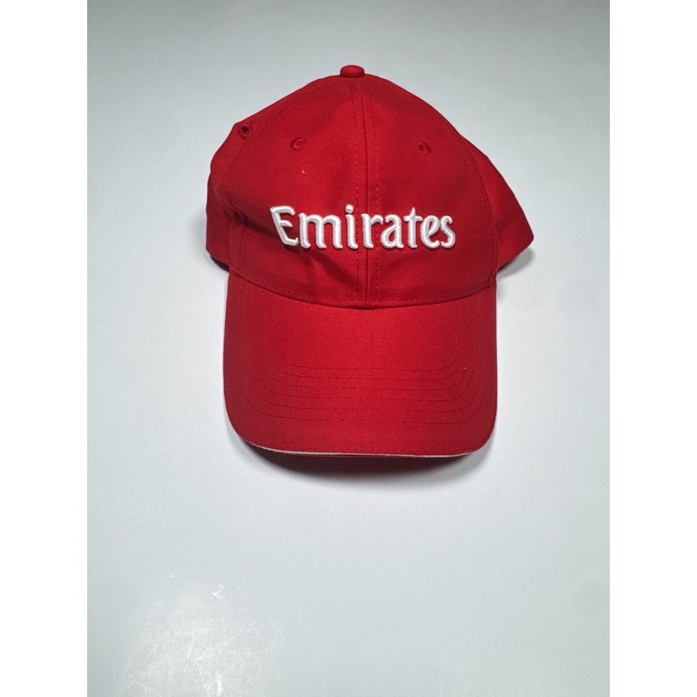 Emirates Fly Better Unisex Adult Hat Red White Adjustable Strapback Baseball Cap